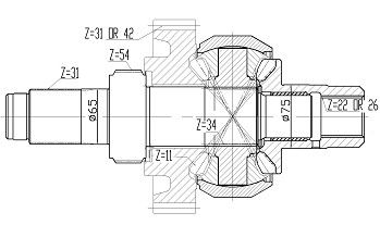 Hộp số tự động hoàn toàn khác biệt lắp ráp OEM cường độ cao và độ chính xác cao